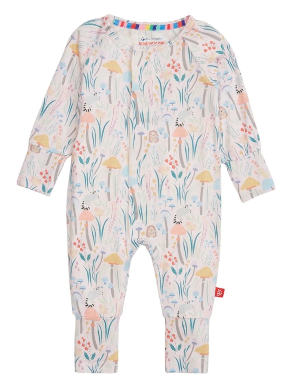 Magnetic Me Shrooms & Bloom Modal Magnetic Convertible Pajamas - 12 Mo
